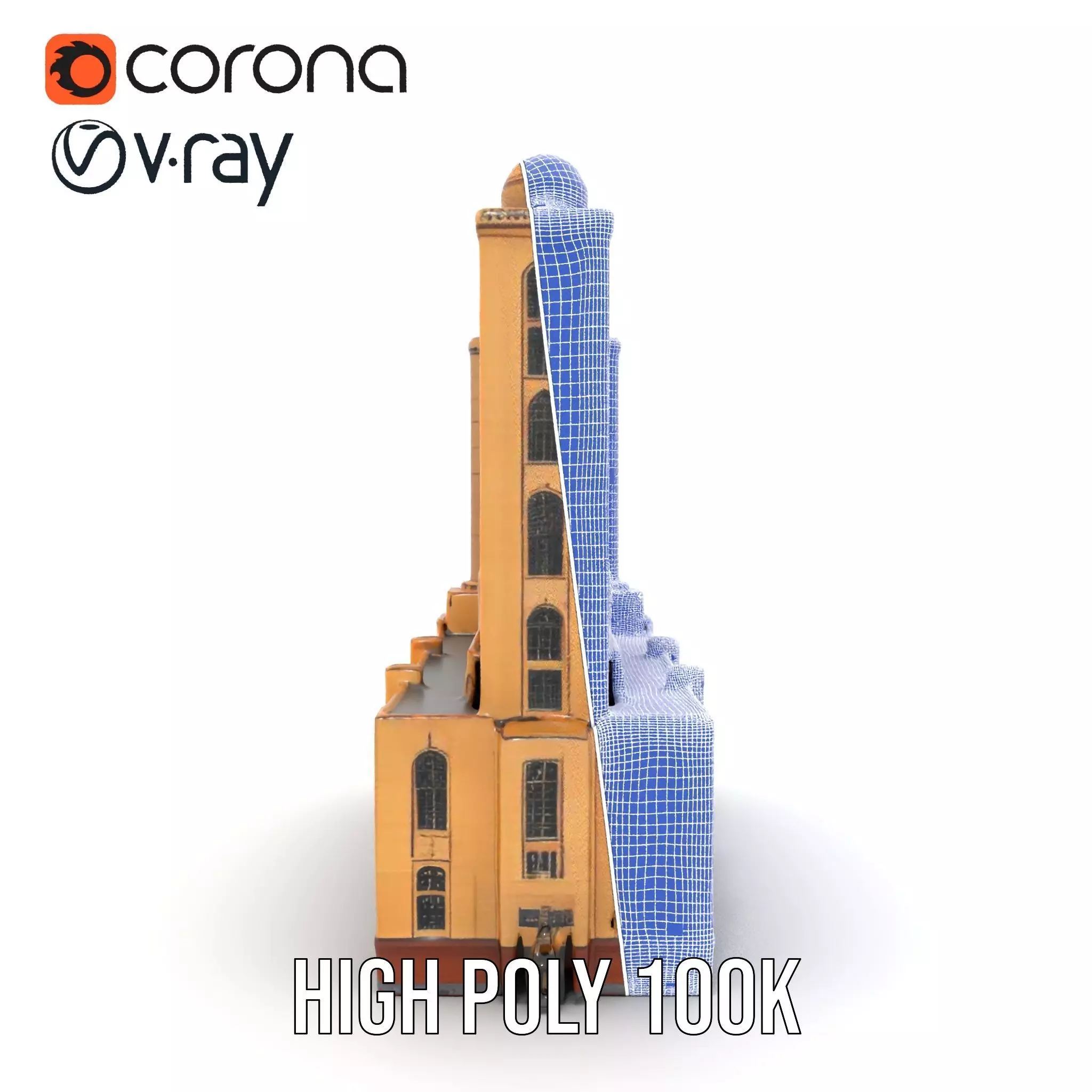 Industrial Power Plant model pack Low-poly 3D model_31