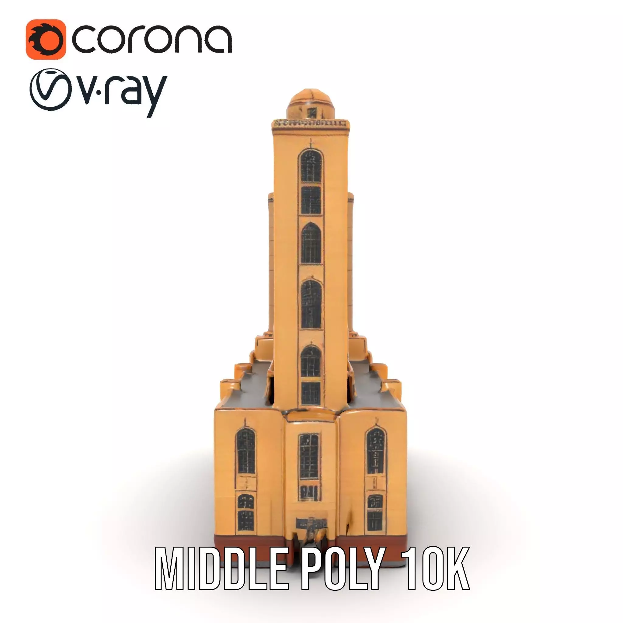 Industrial Power Plant model pack Low-poly 3D model_16