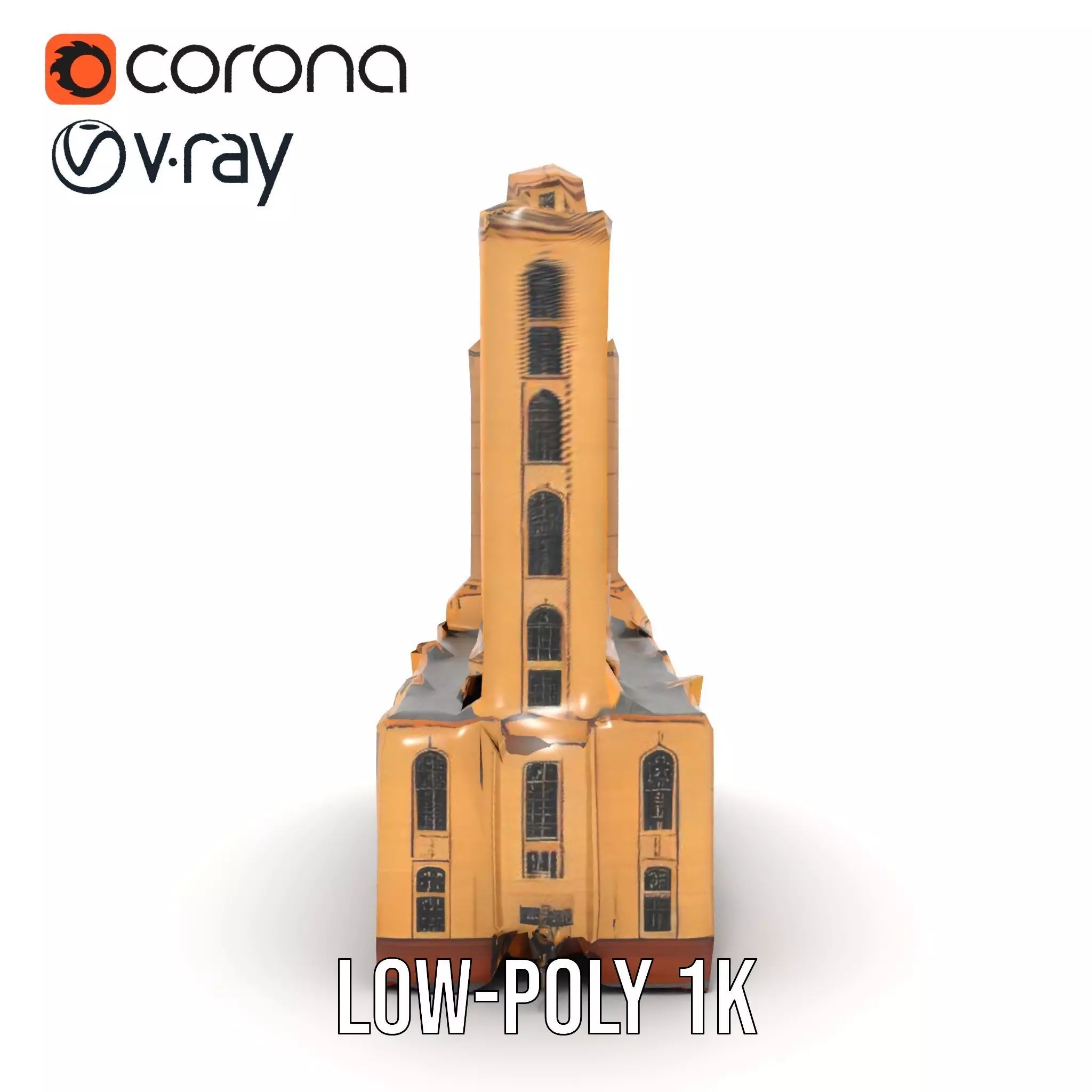 Industrial Power Plant model pack Low-poly 3D model_9