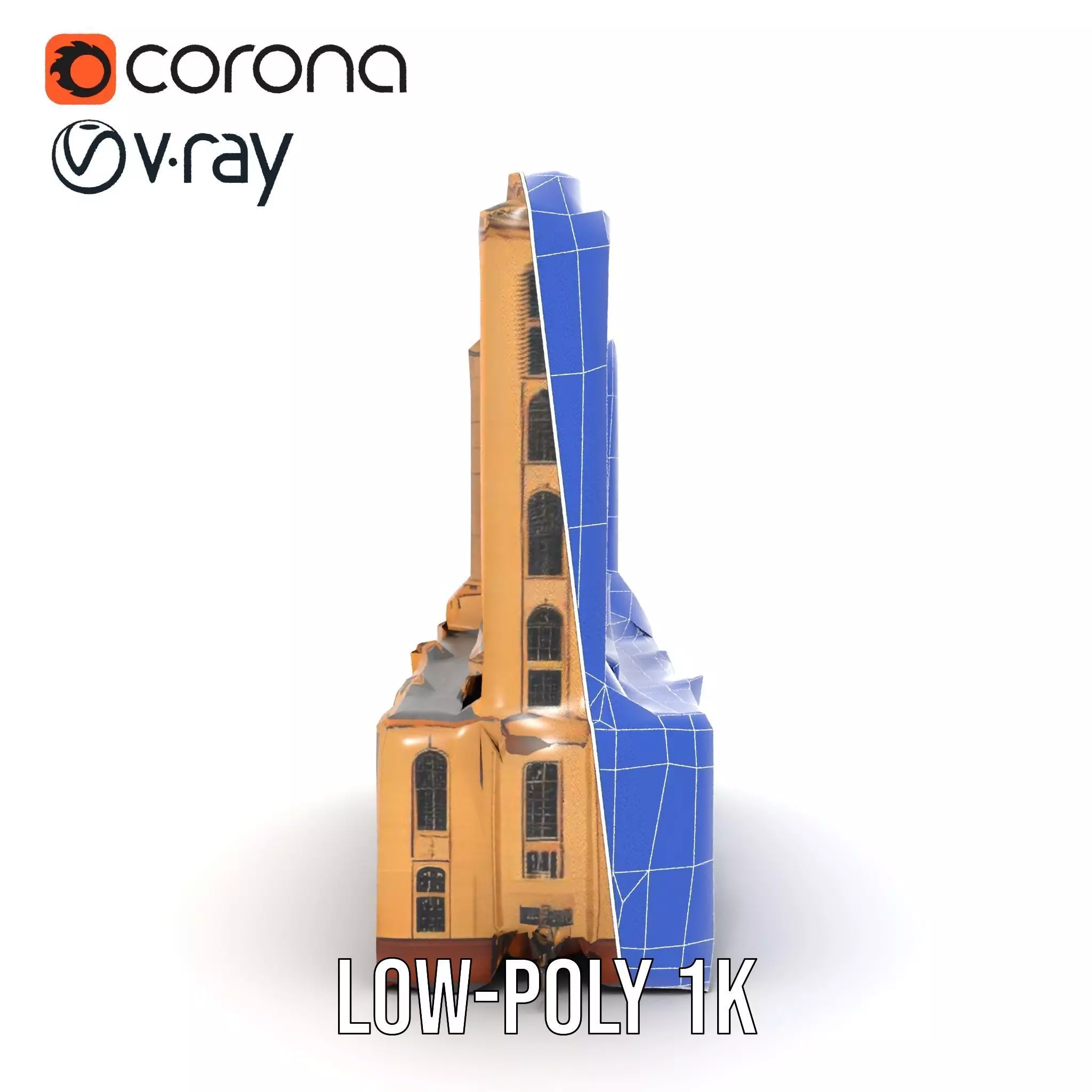 Industrial Power Plant model pack Low-poly 3D model_25