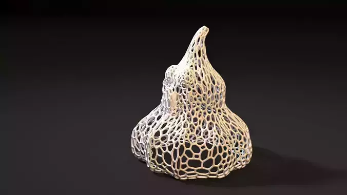 Ghost halloween Voronoi