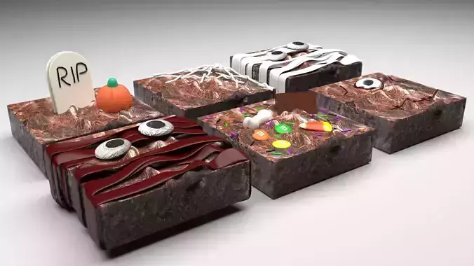 Halloween Brownies Set