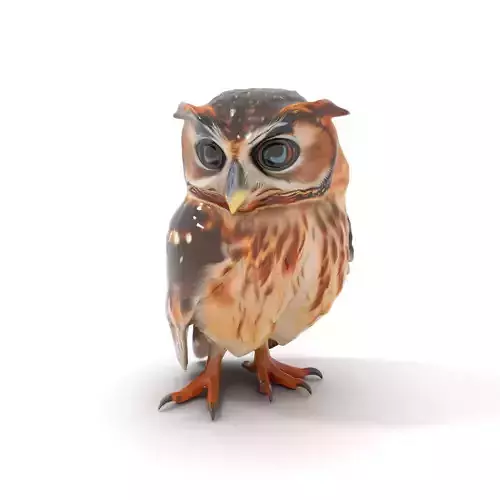 Majestic Owl Feathered model pack