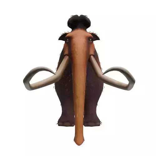 Manny - Ice Age Low-poly 3D model