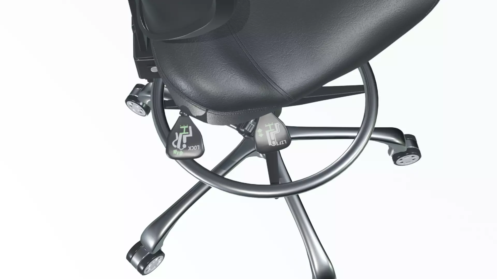 Chair Low-poly 3D model_13