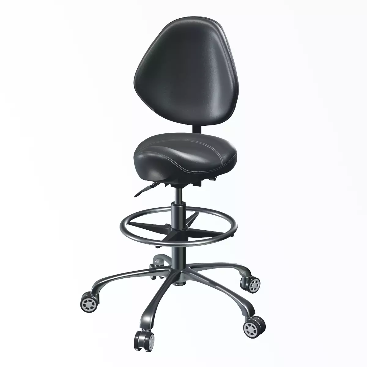 Chair Low-poly 3D model_0