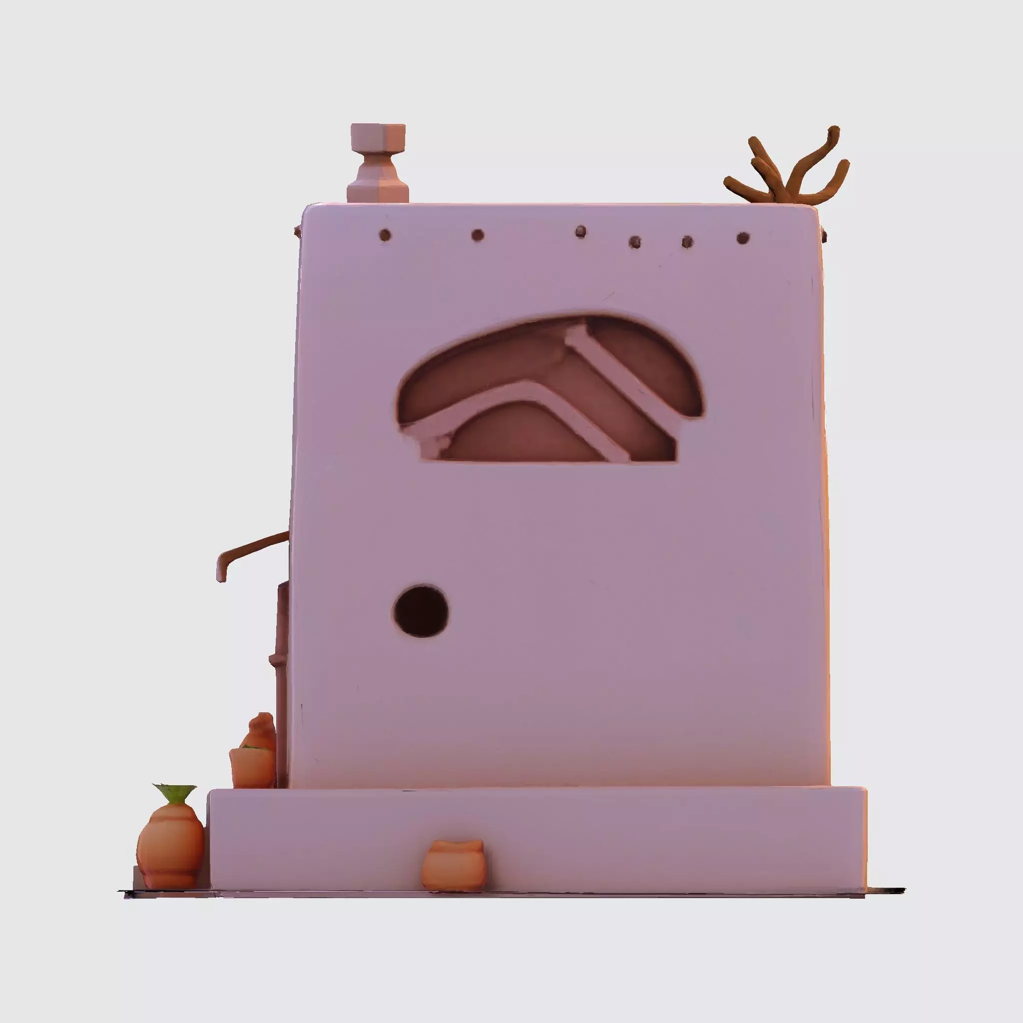 Desert Oasis Home 3D Model 3D print model_21