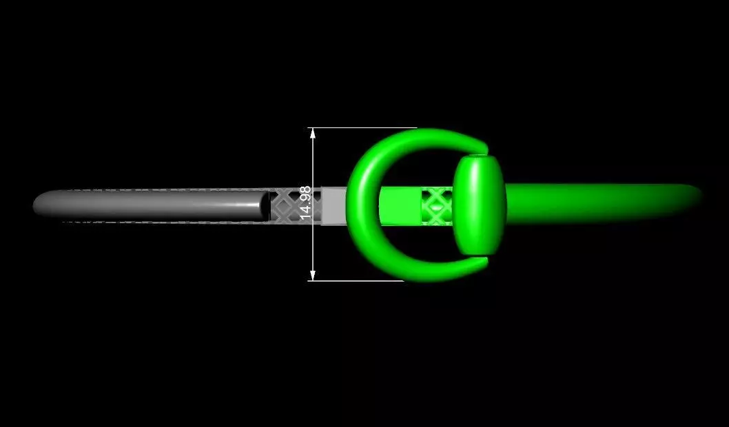  Horsebit bangle bracelet Ready for 3D printing 3D print model_1