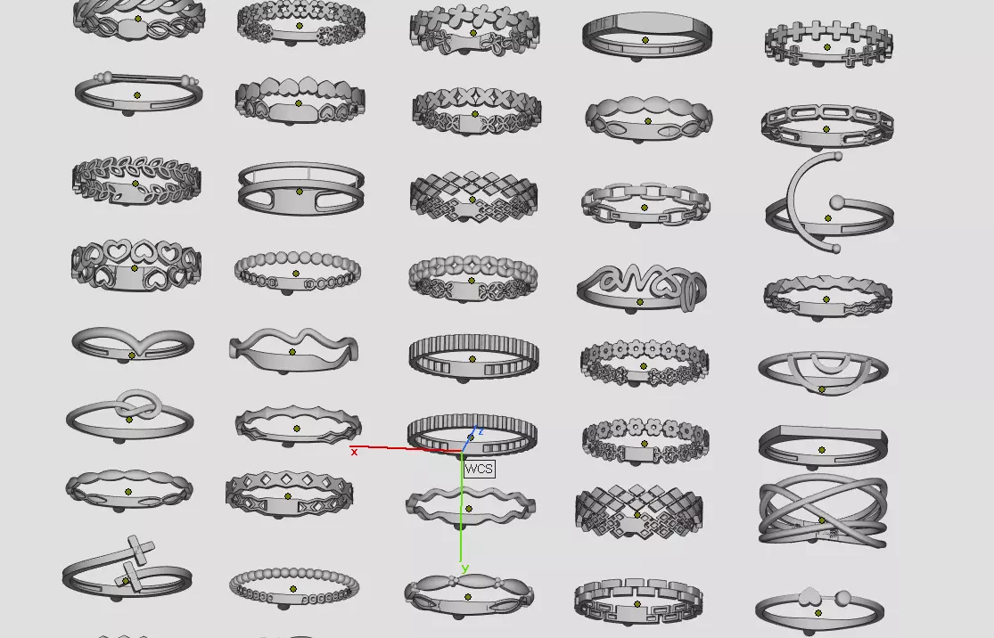 55 Minimal ring 3D print model_5