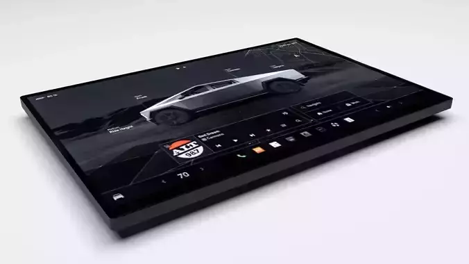 Cybertruck Car Screen 3D model