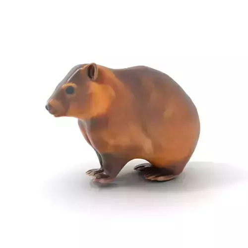 Fuzzy Wombat Critter model pack