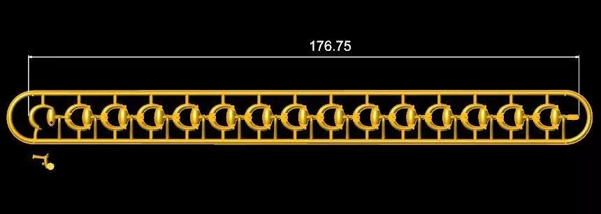  Horsebit Bracelet  3D print model_1