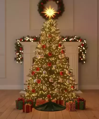 Festive Christmas Tree