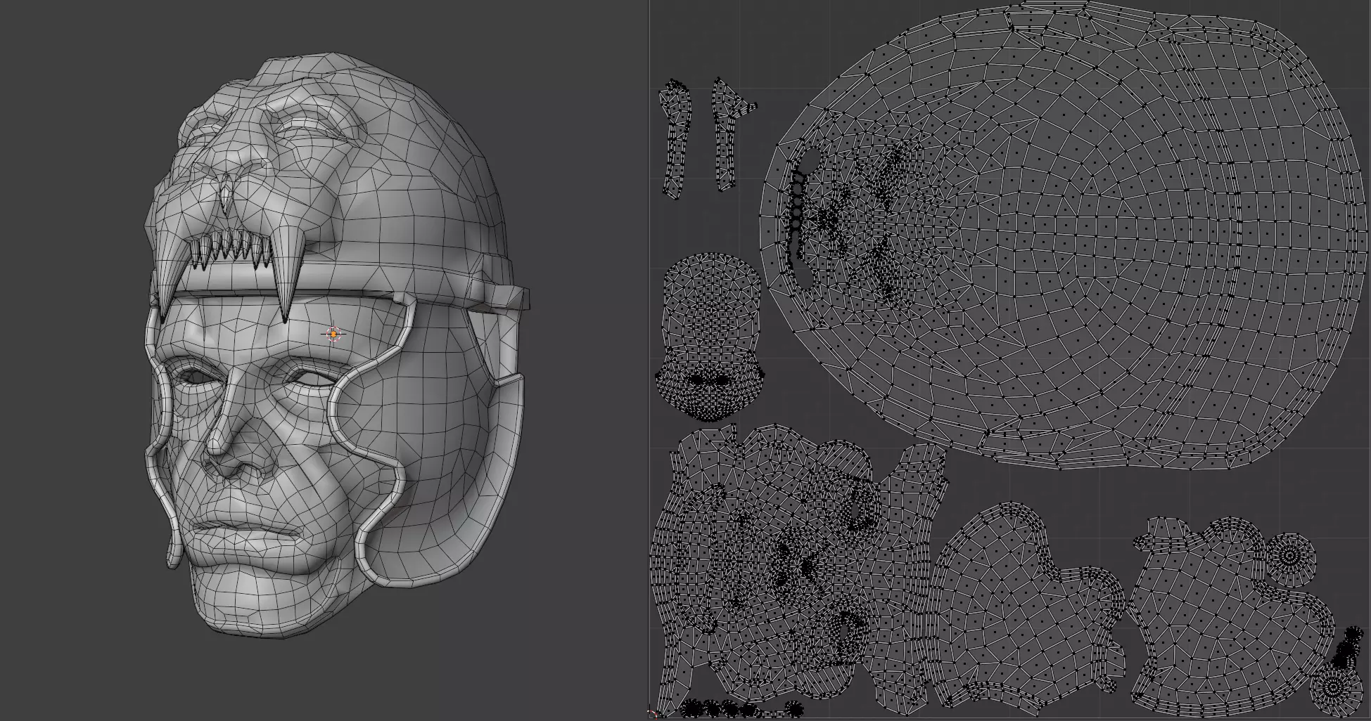 Medieval Fantasy Helm Low Poly PBR Low-poly 3D model_11