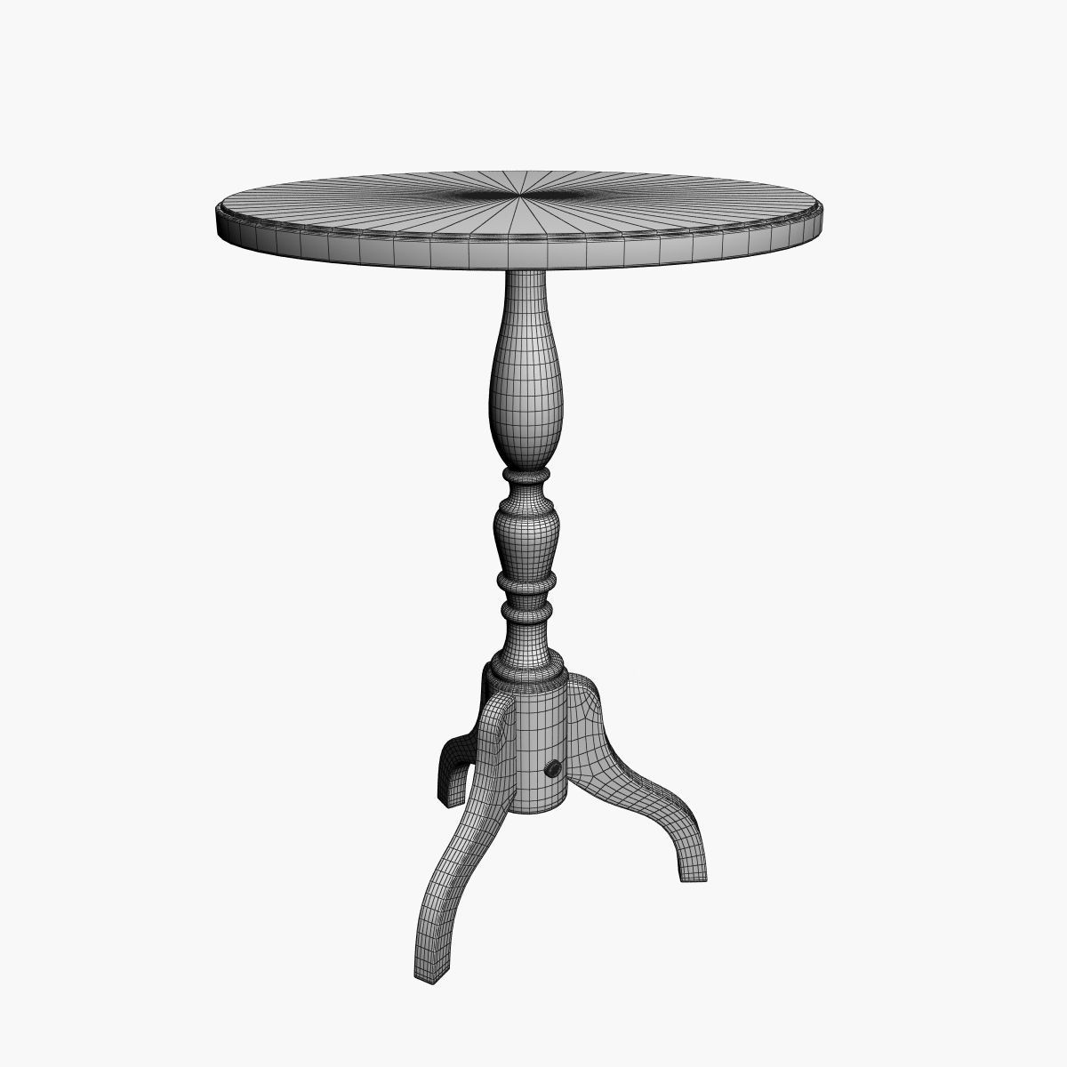 End Table 3D model_3