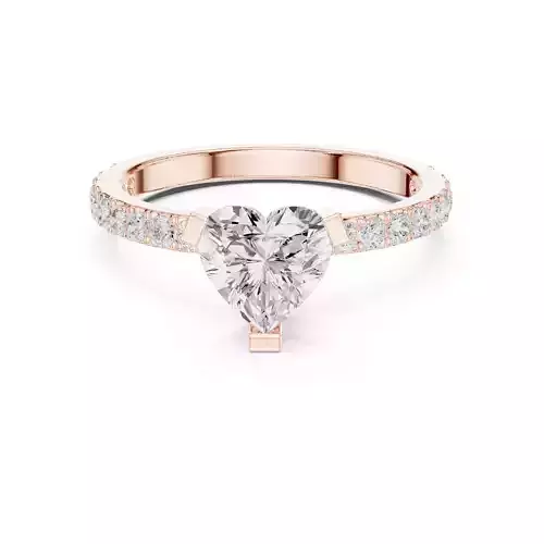 Heart Solitaire Ring 3dm stl renders animation videos