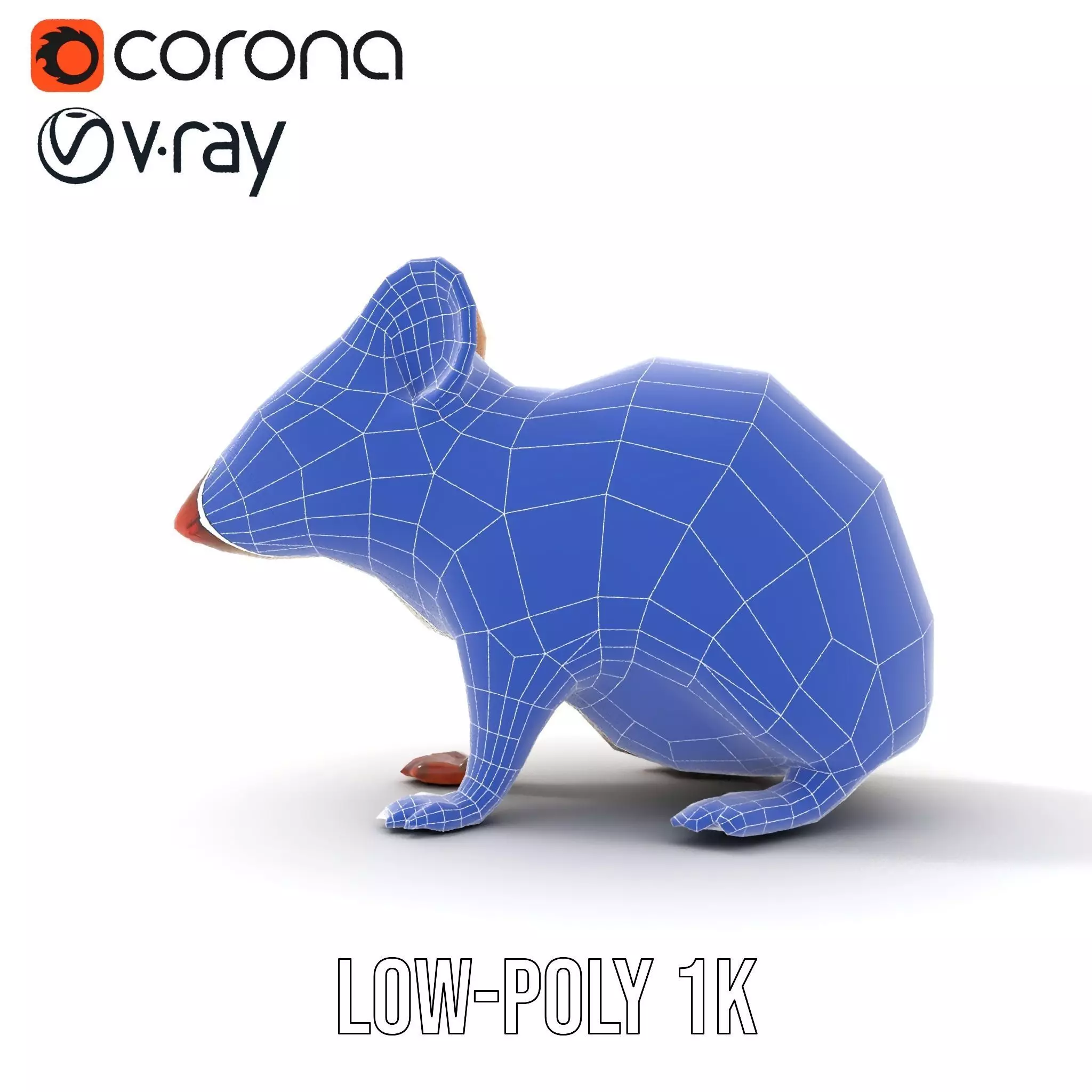 Desert Jerboa model pack Low-poly 3D model_30