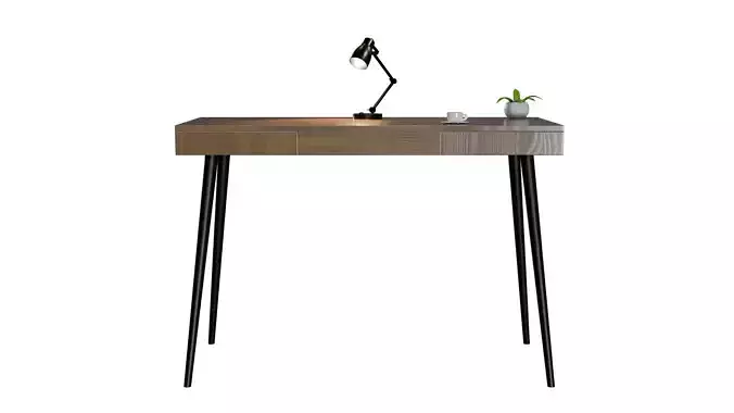 Office Desk 3D model 4