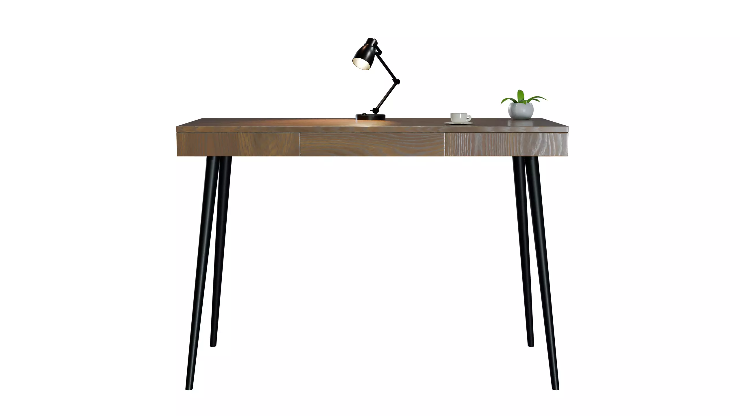 Office Desk 3D model_3