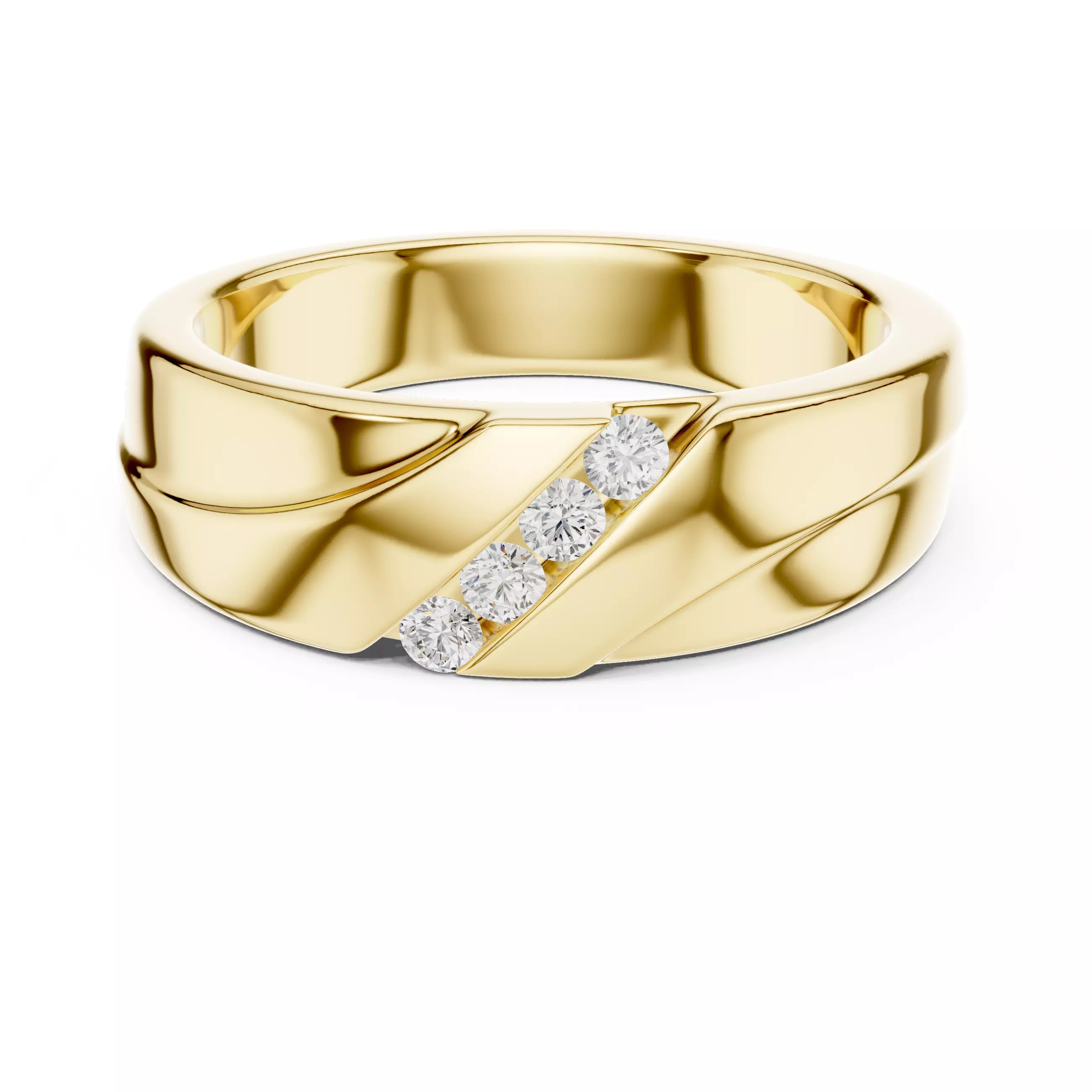 Eternity Band Ring 3dm stl renders animation videos details 3D print model_13