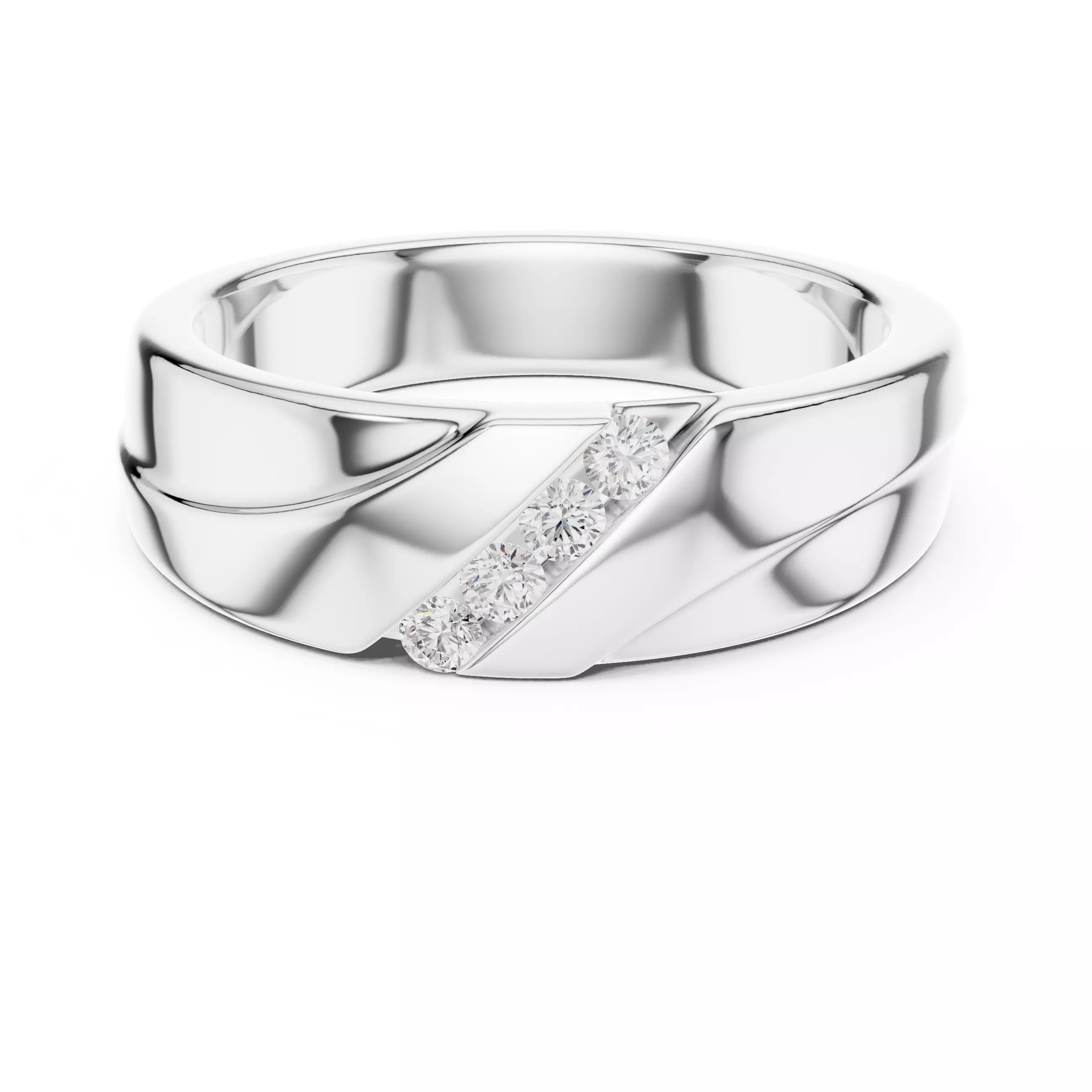 Eternity Band Ring 3dm stl renders animation videos details 3D print model_9