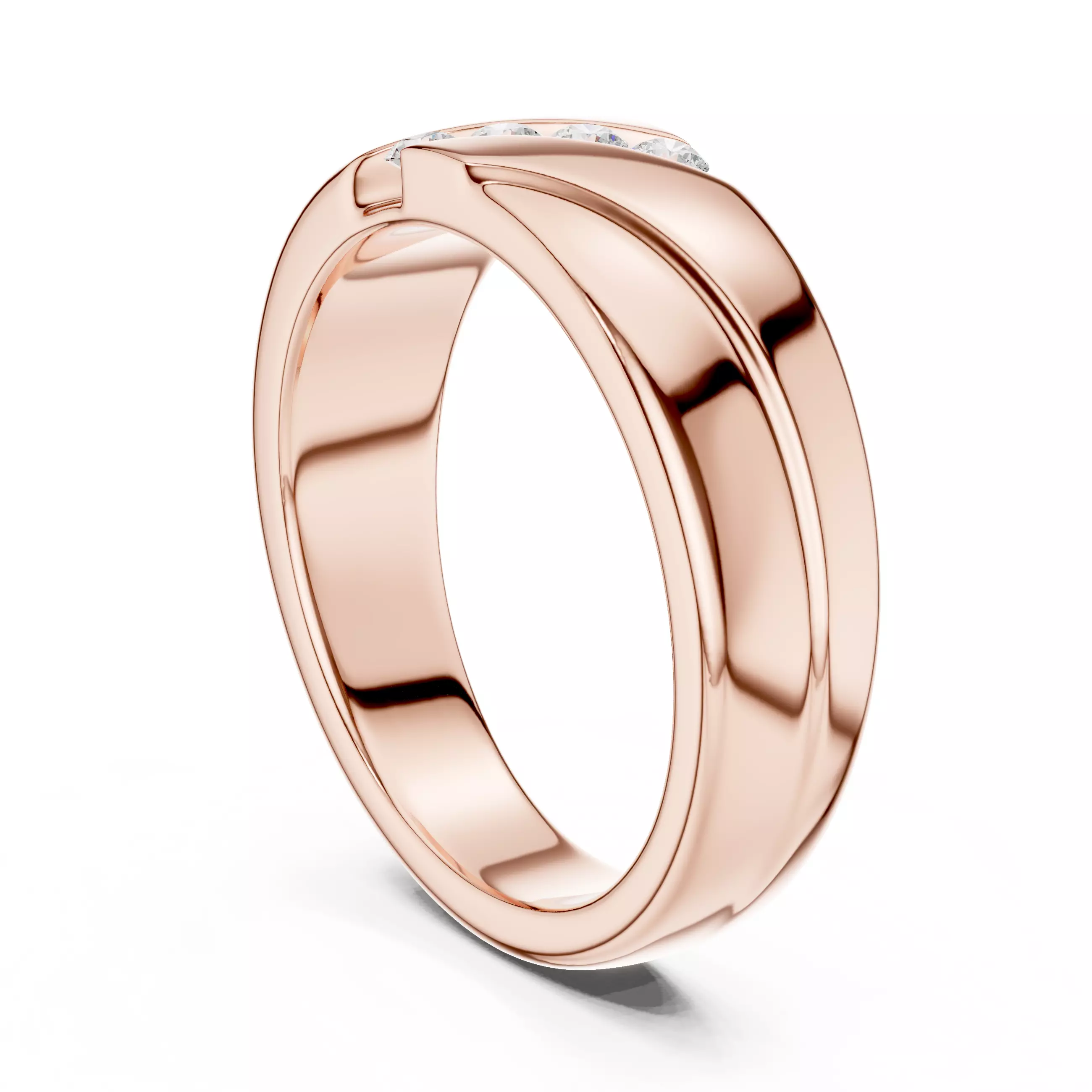 Eternity Band Ring 3dm stl renders animation videos details 3D print model_3