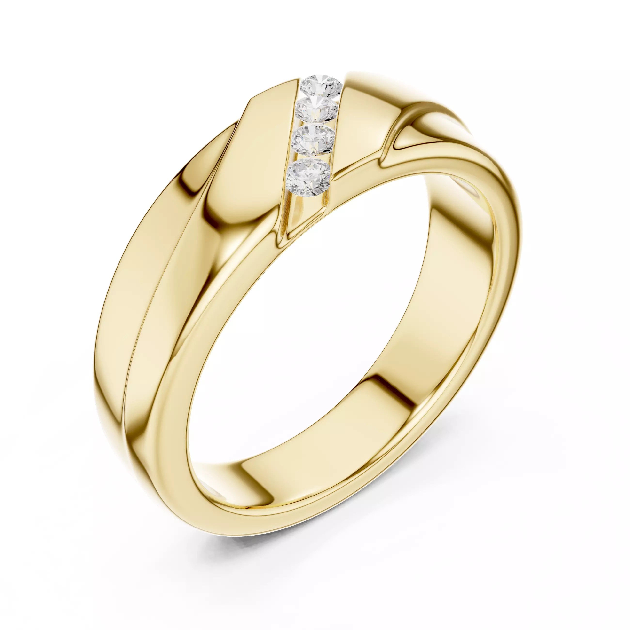 Eternity Band Ring 3dm stl renders animation videos details 3D print model_11