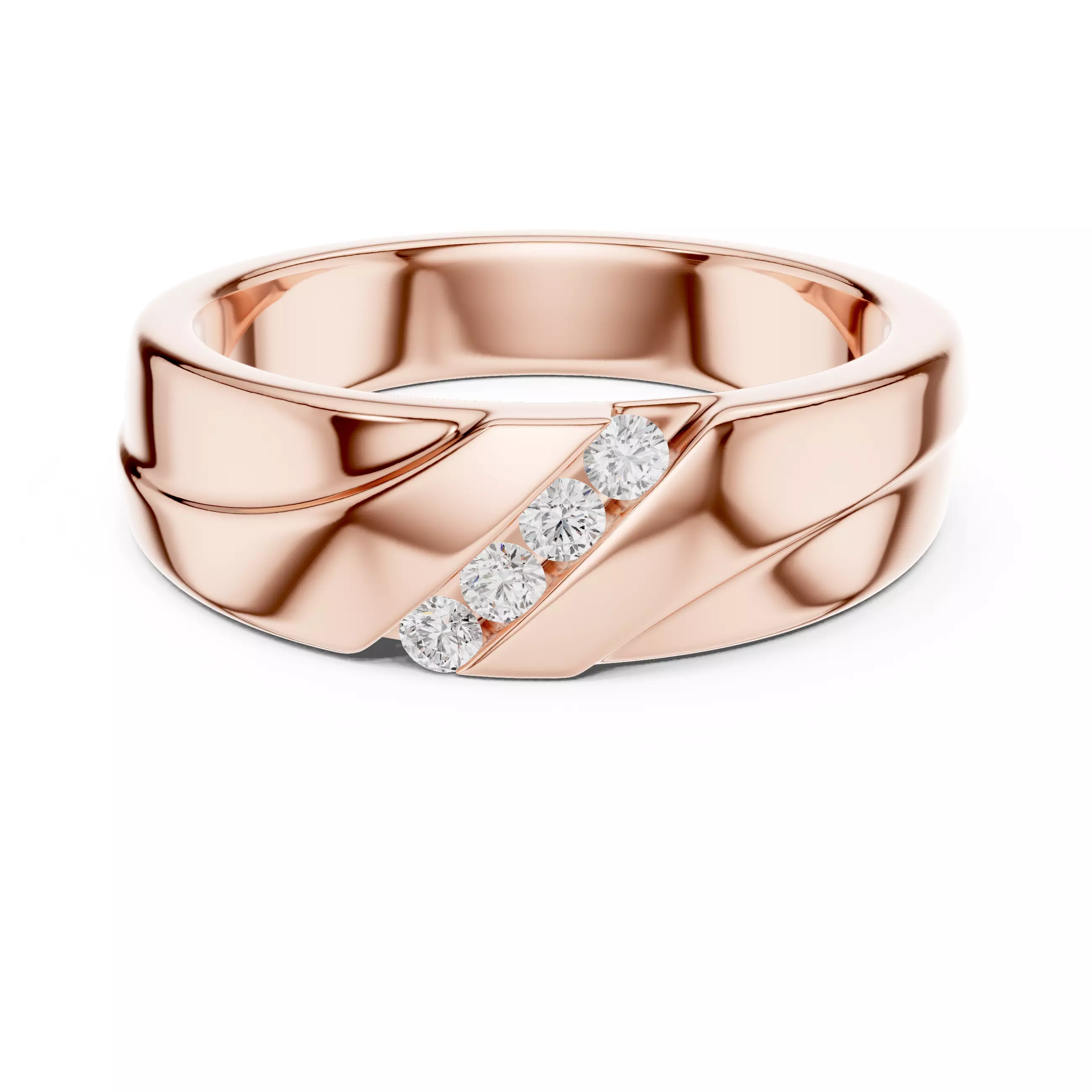 Eternity Band Ring 3dm stl renders animation videos details 3D print model_0