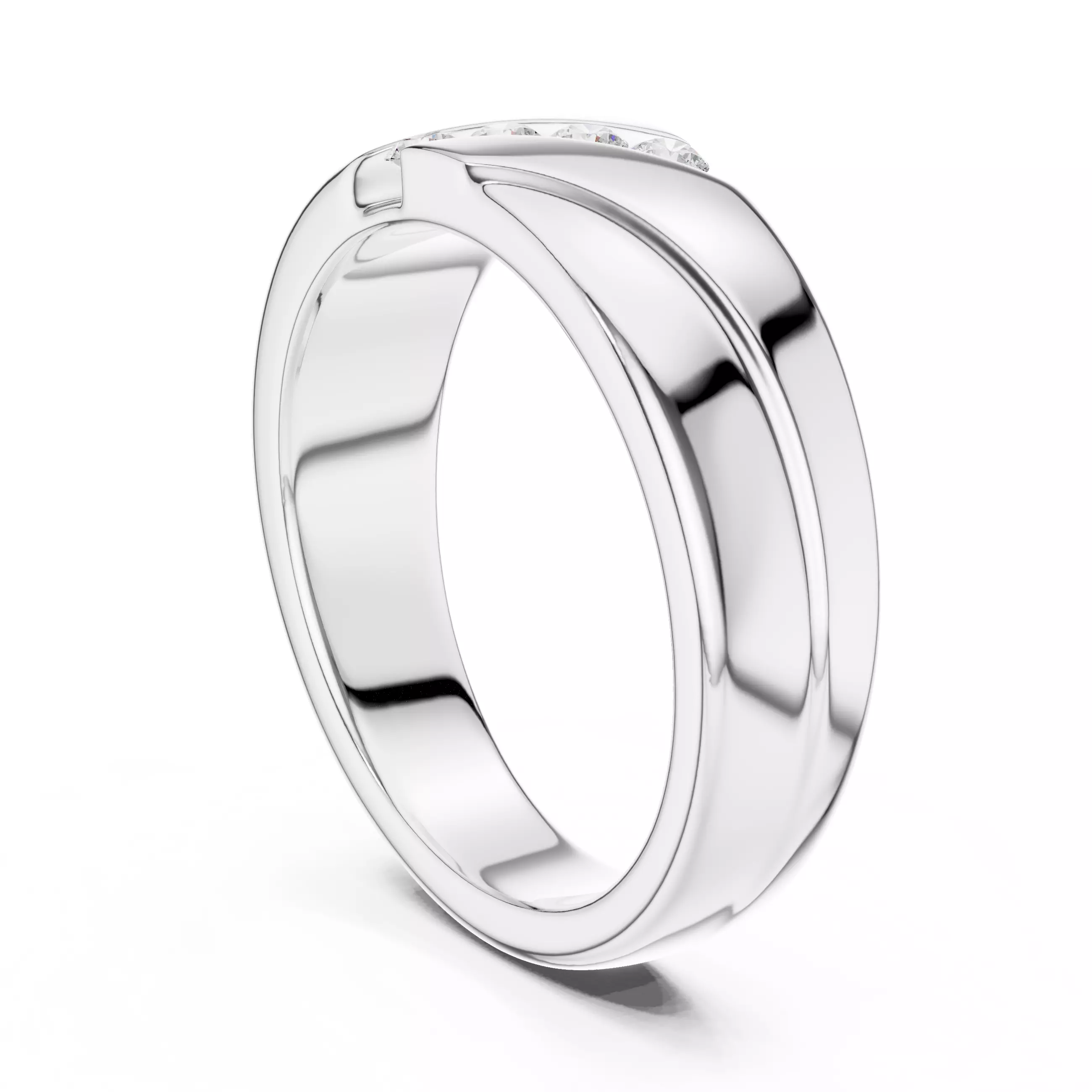 Eternity Band Ring 3dm stl renders animation videos details 3D print model_6