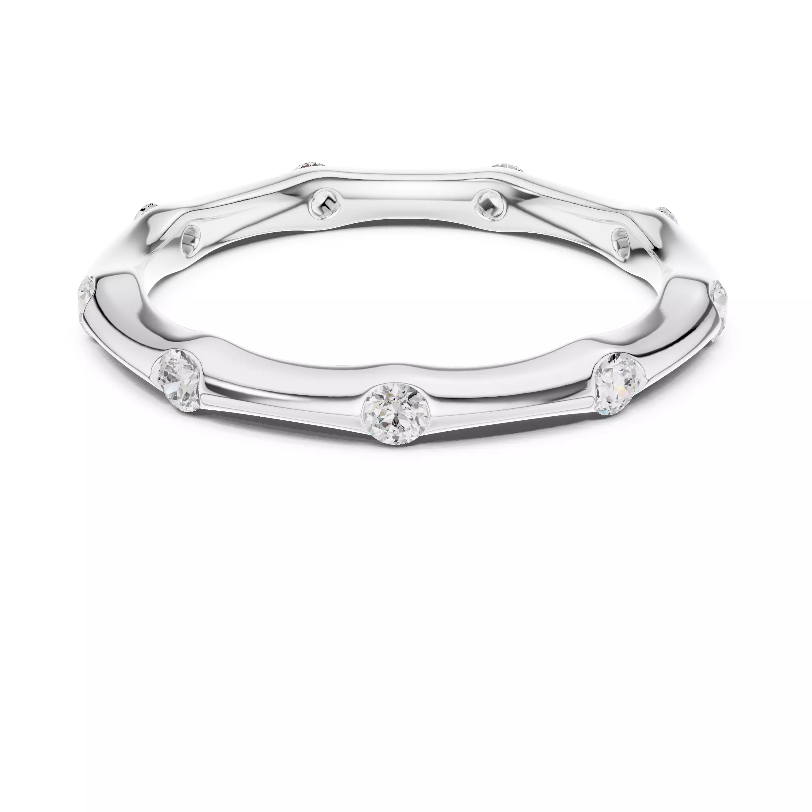 Eternity Band Ring 3dm stl renders animation videos details 3D print model_9