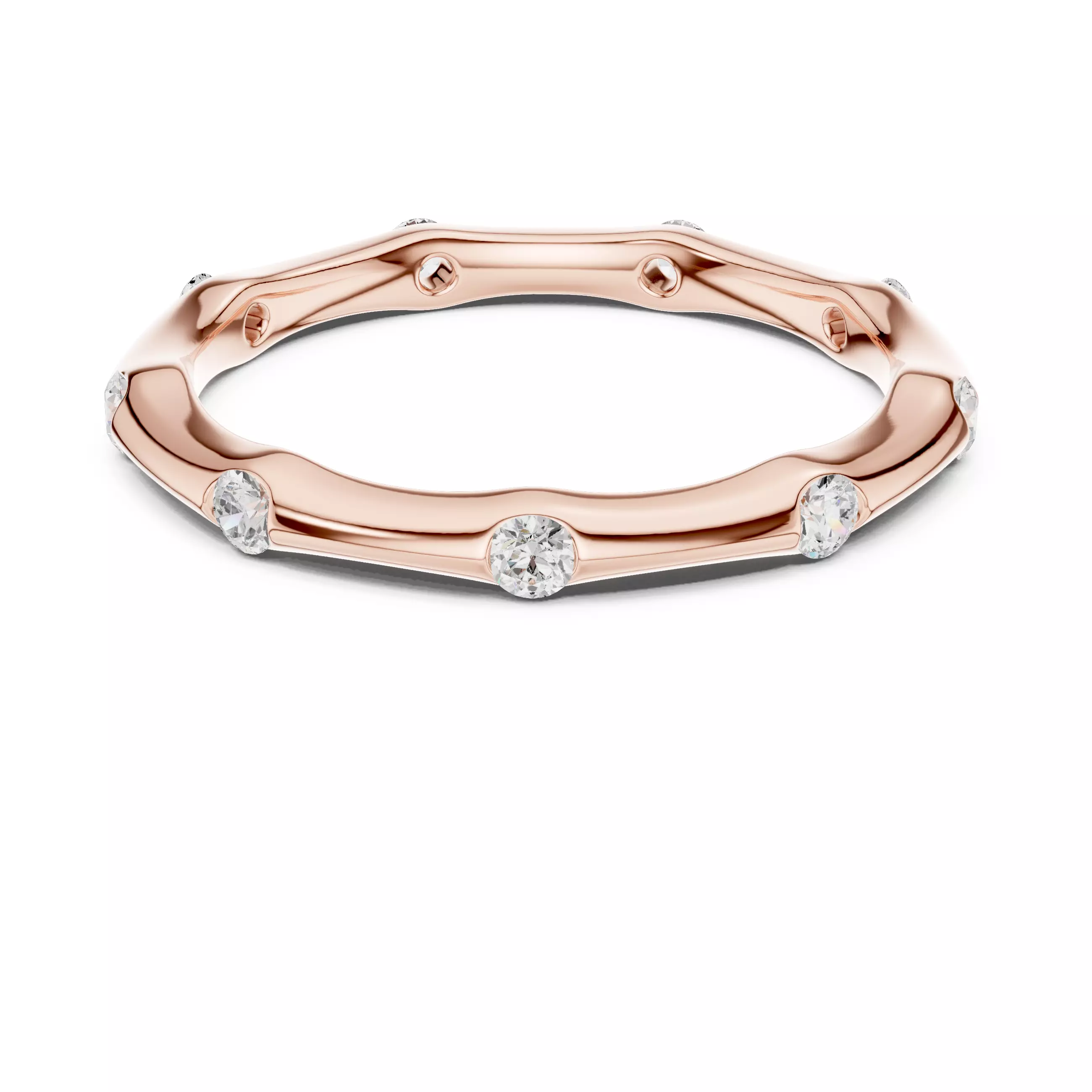 Eternity Band Ring 3dm stl renders animation videos details 3D print model_0