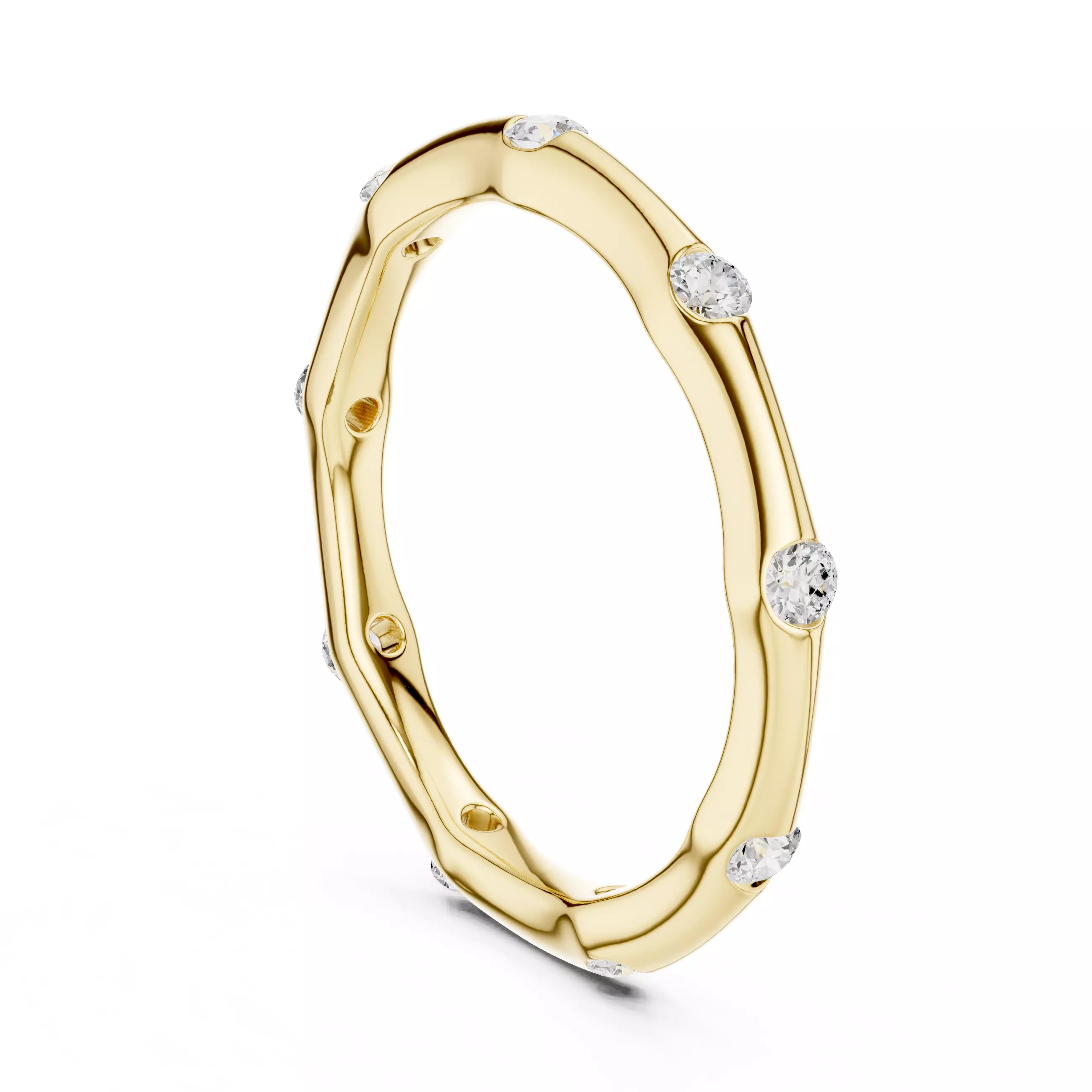 Eternity Band Ring 3dm stl renders animation videos details 3D print model_10