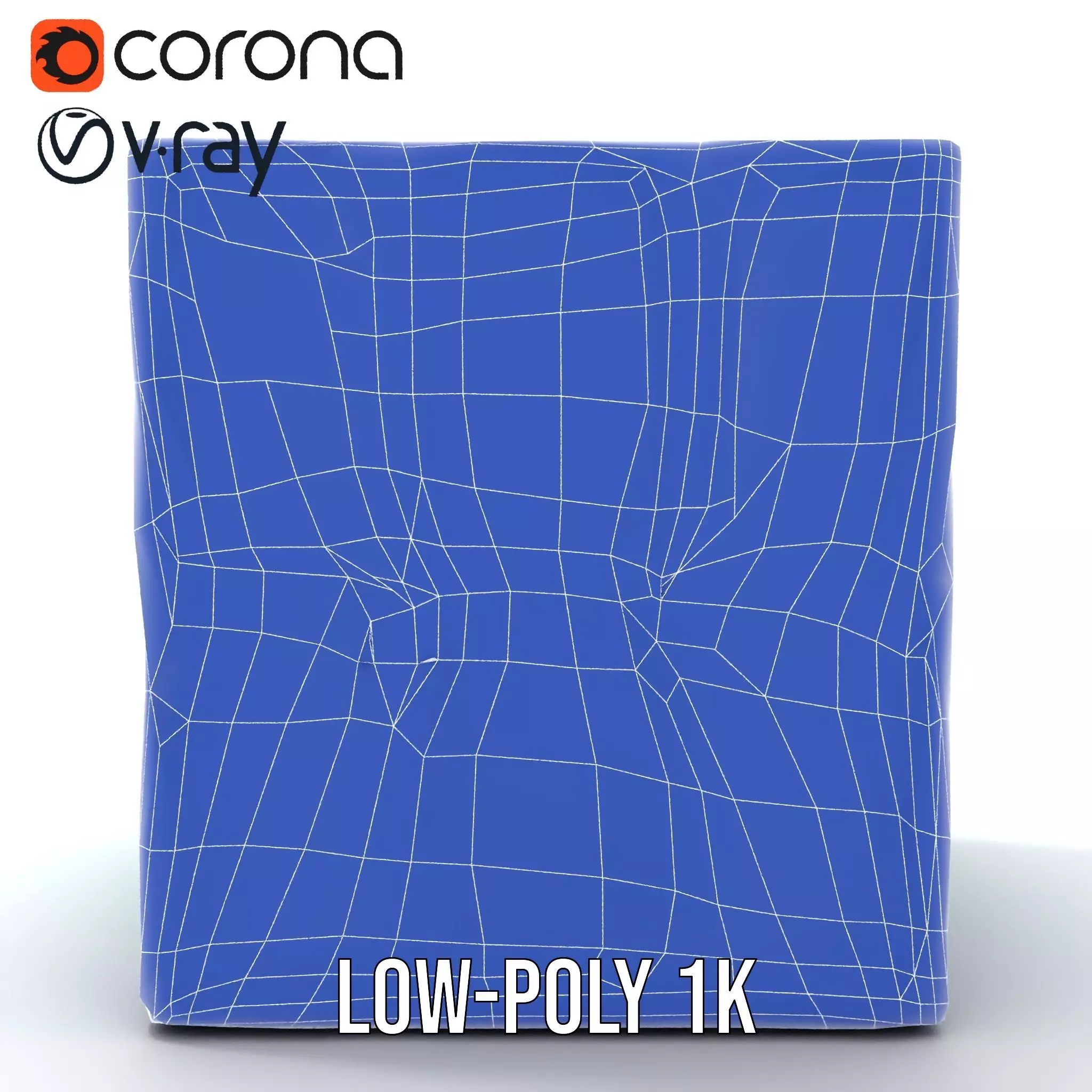 Teal Data Server model pack Low-poly 3D model_28