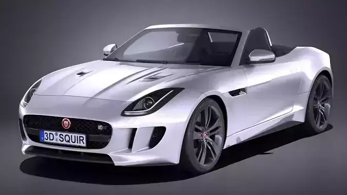 Jaguar F-Type British Design Edition cabriolet 2017 3D model
