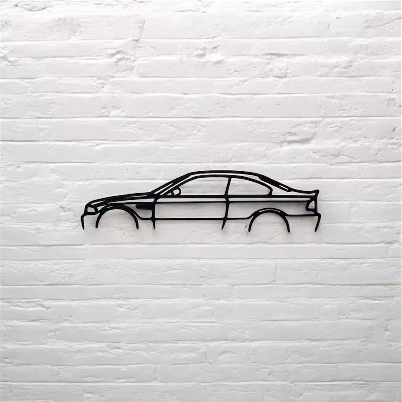 Bmw e46 wallart 3D print model_0