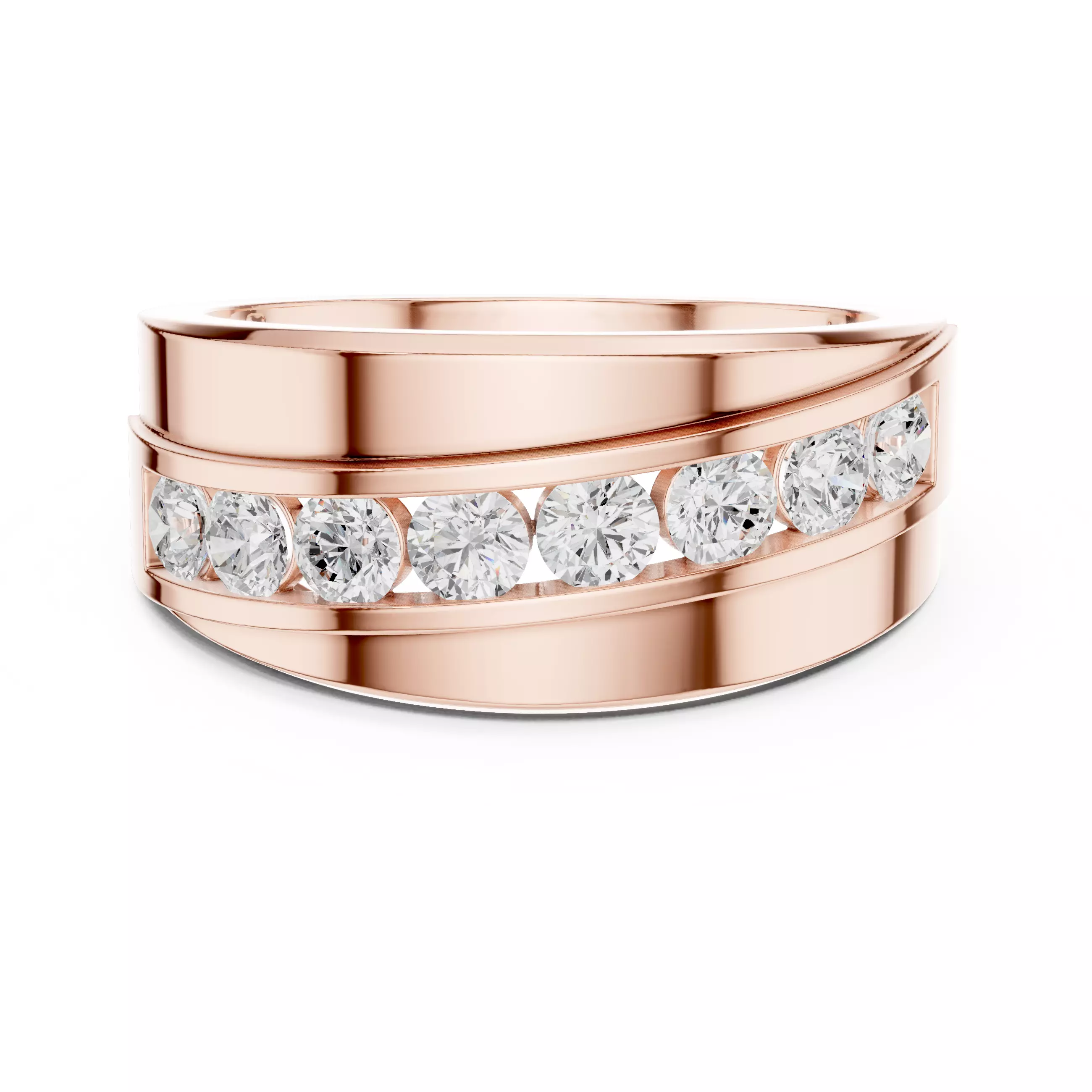 Mens Band Ring 3dm stl renders animation videos details 3D print model