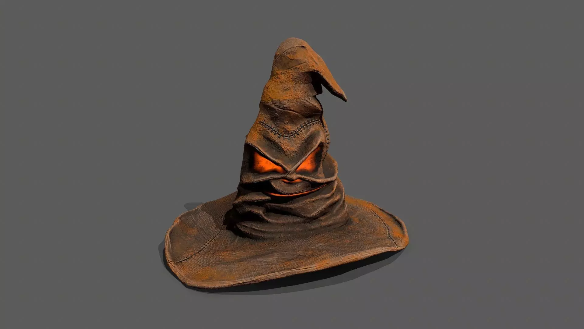 Halloween Hat Low-poly 3D model_1