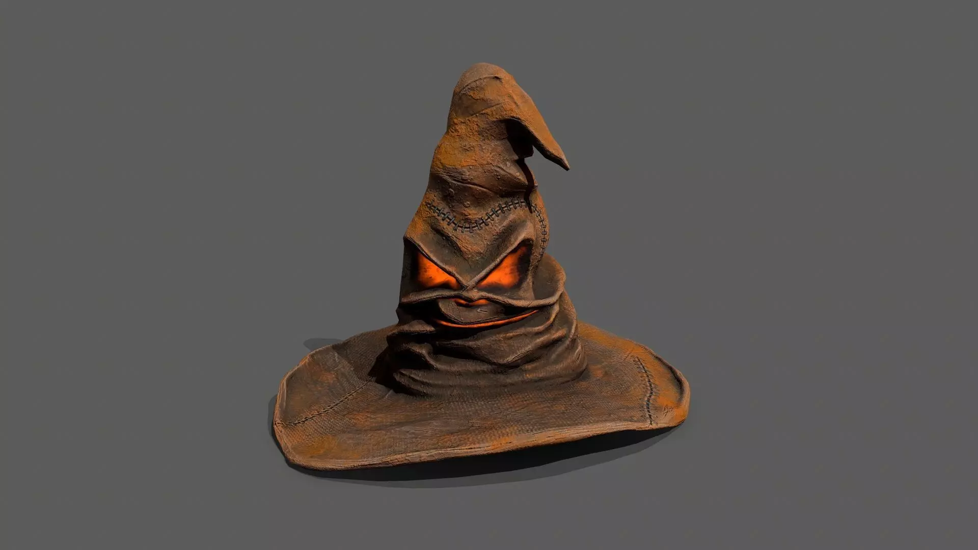 Halloween Hat Low-poly 3D model_8