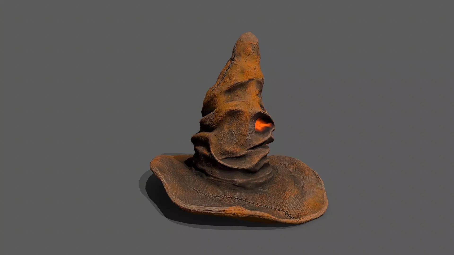 Halloween Hat Low-poly 3D model_6