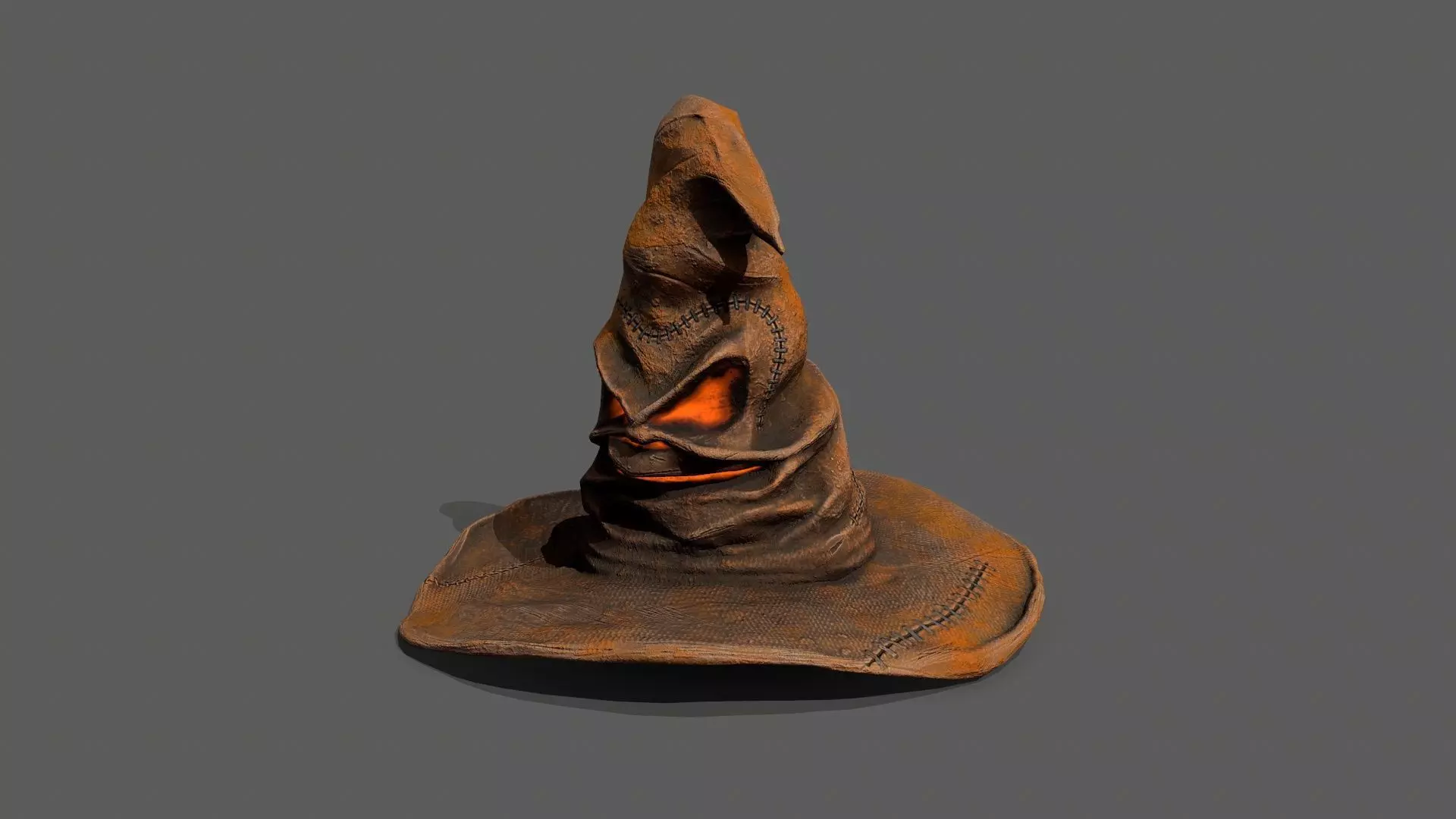 Halloween Hat Low-poly 3D model_2