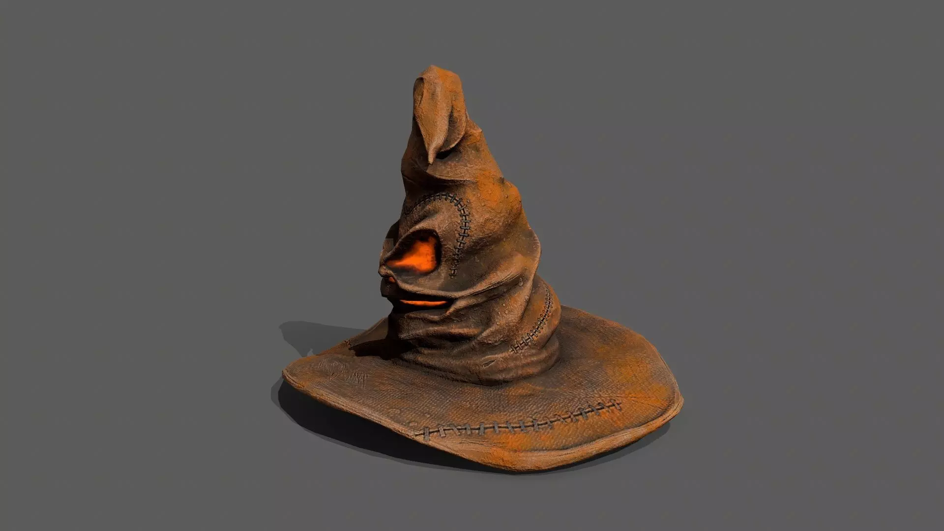 Halloween Hat Low-poly 3D model_3