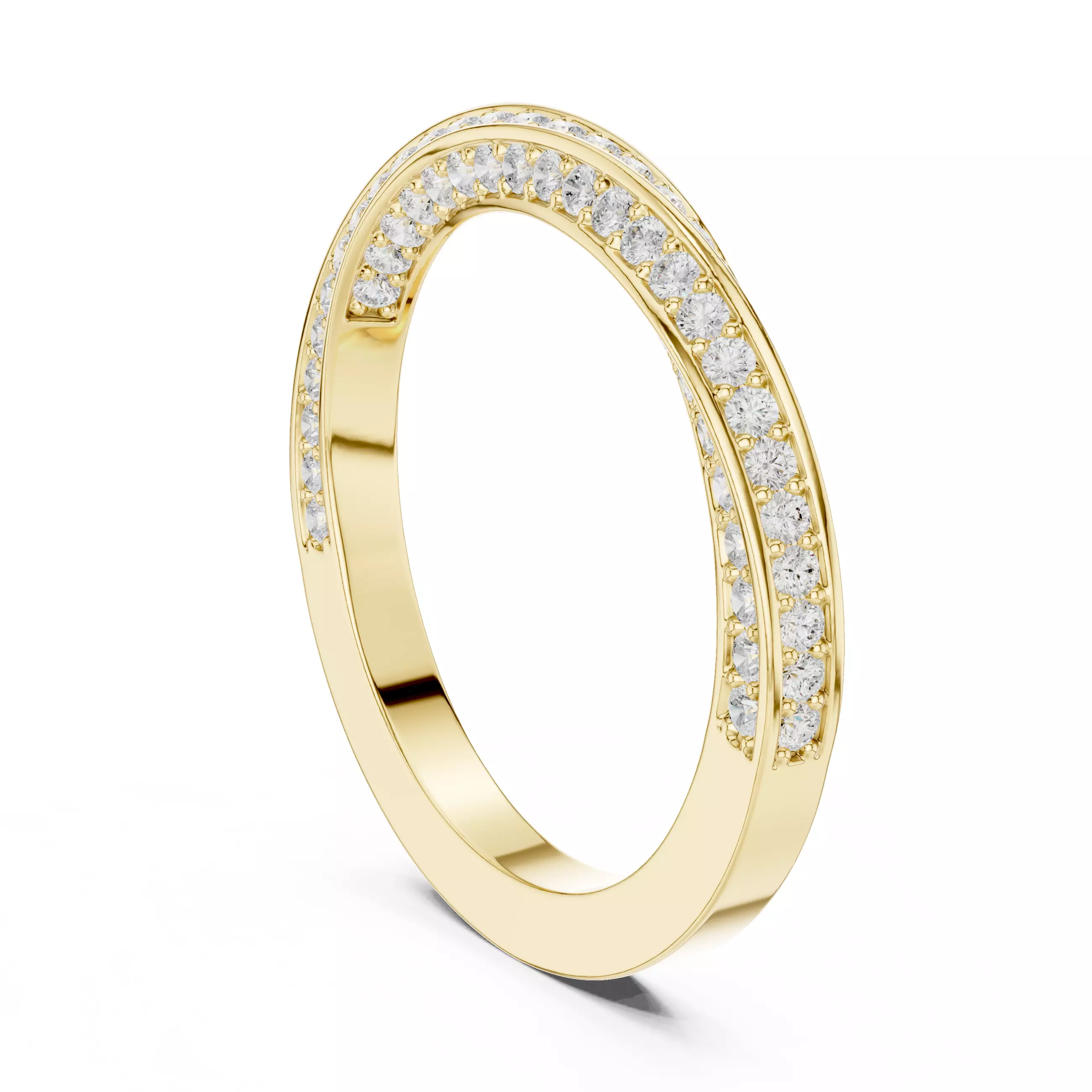 Twisted Eternity Band Ring 3dm stl renders animation videos 3D print model_10