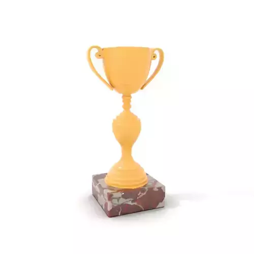 Elegant Gold Trophy model pack