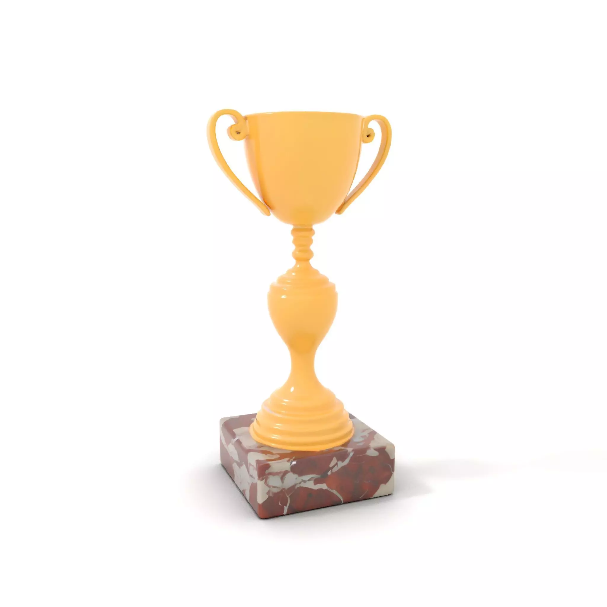 Elegant Gold Trophy model pack Low-poly 3D model_5