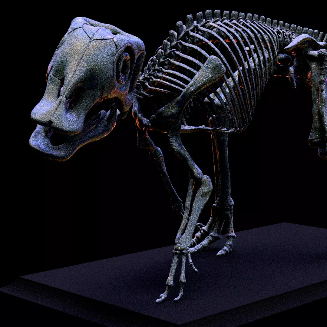 baby maiasaura real size 3D print model_1