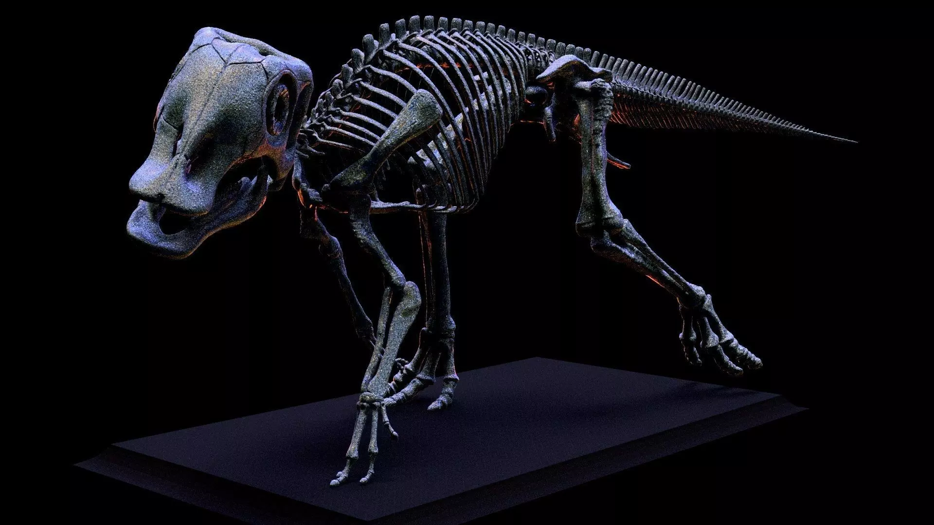 baby maiasaura real size 3D print model_5