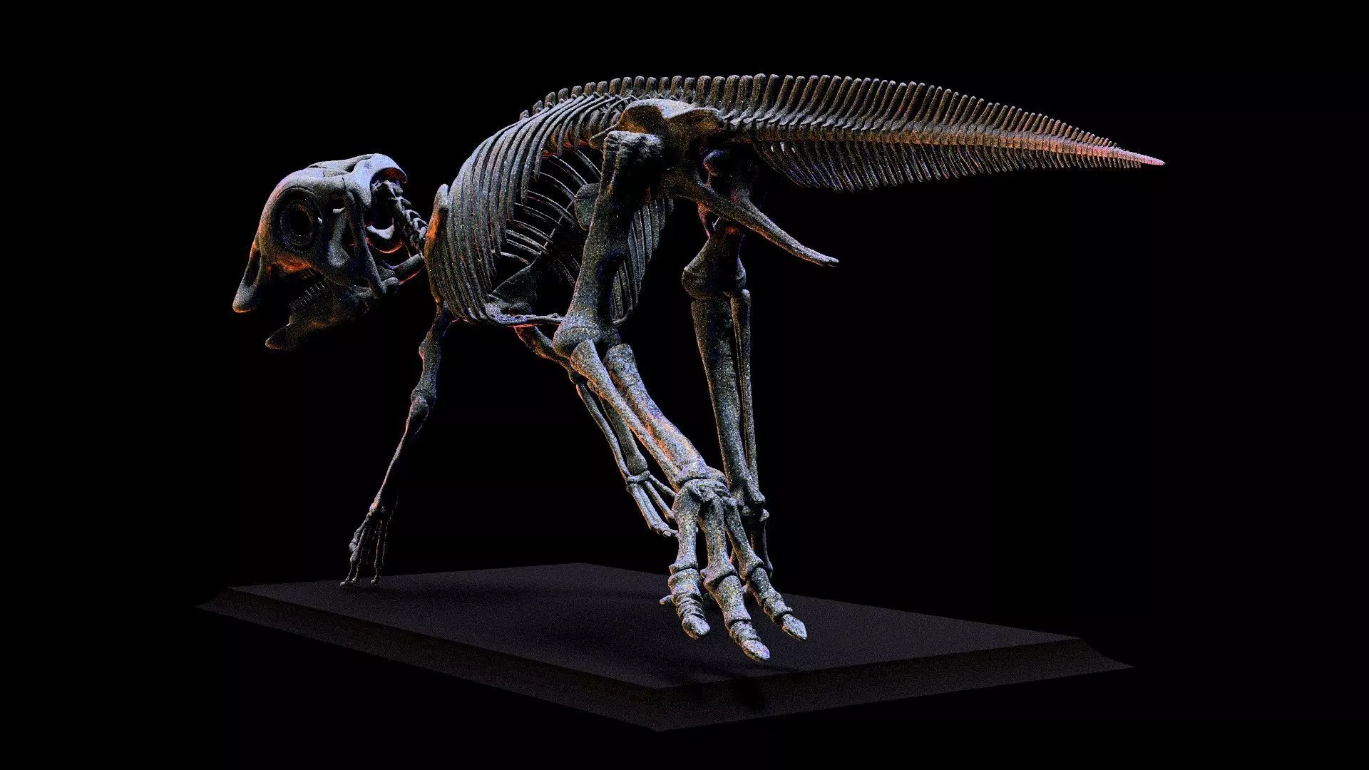 baby maiasaura real size 3D print model_3