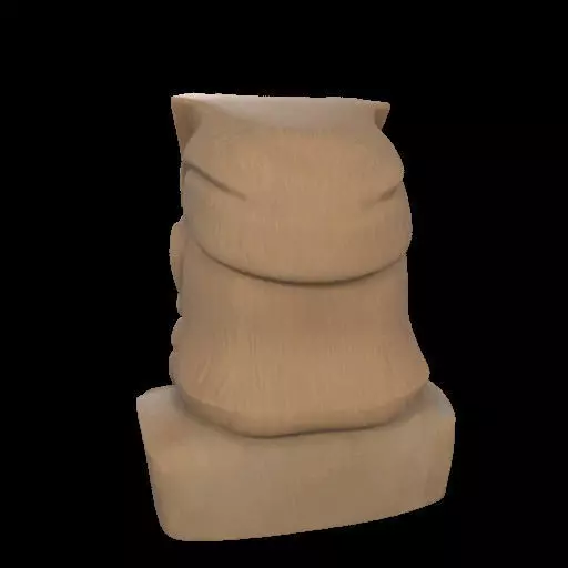 Maori Chief Bust 3D print model_8