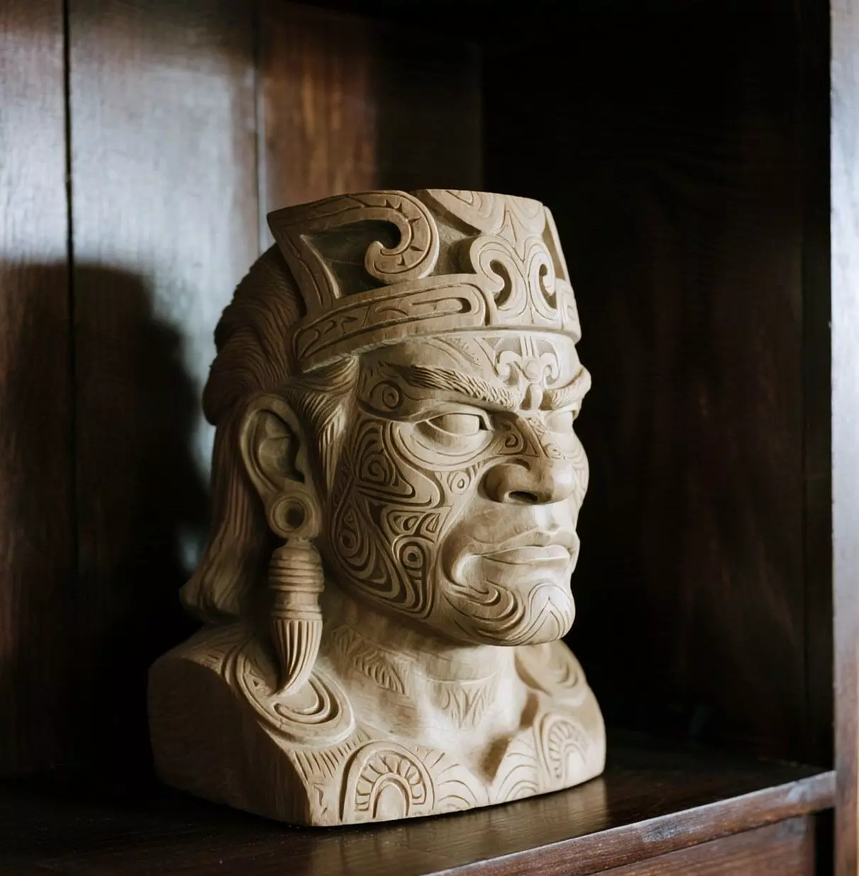 Maori Chief Bust 3D print model_30