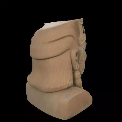 Maori Chief Bust 3D print model_3